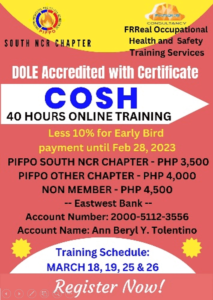Read more about the article COSH Online Training